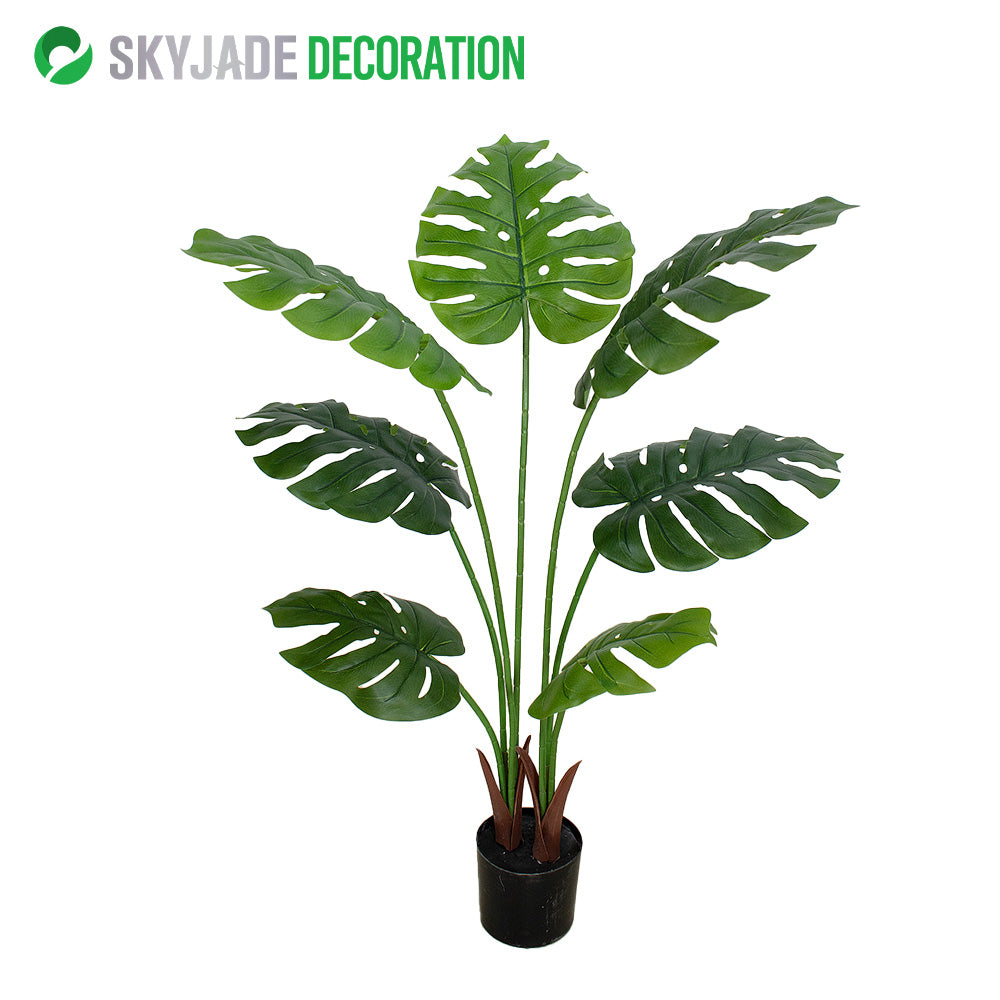 Faux Monstera Tree—Realistic Indoor Greenery | Available in Various Sizes