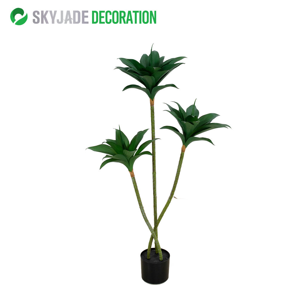 Faux Crown Agave Tree—Lifelike Greenery Decor | Different Heights Available