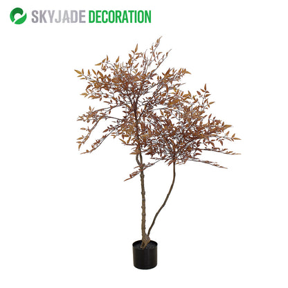 Artificial Nandina Tree—Premium Faux Plant | Multiple Sizes Availabl