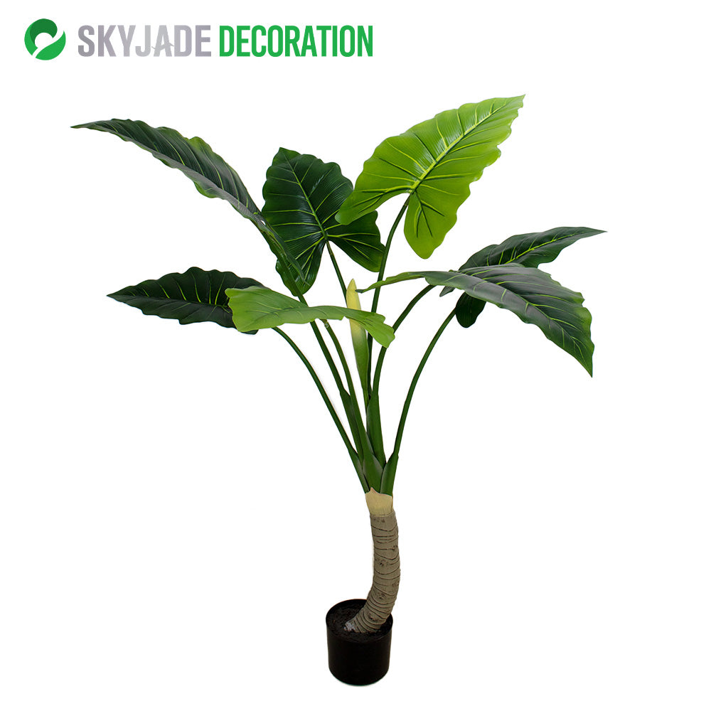 Faux Alocasia Tree—Realistic Indoor Plant | Various Heights