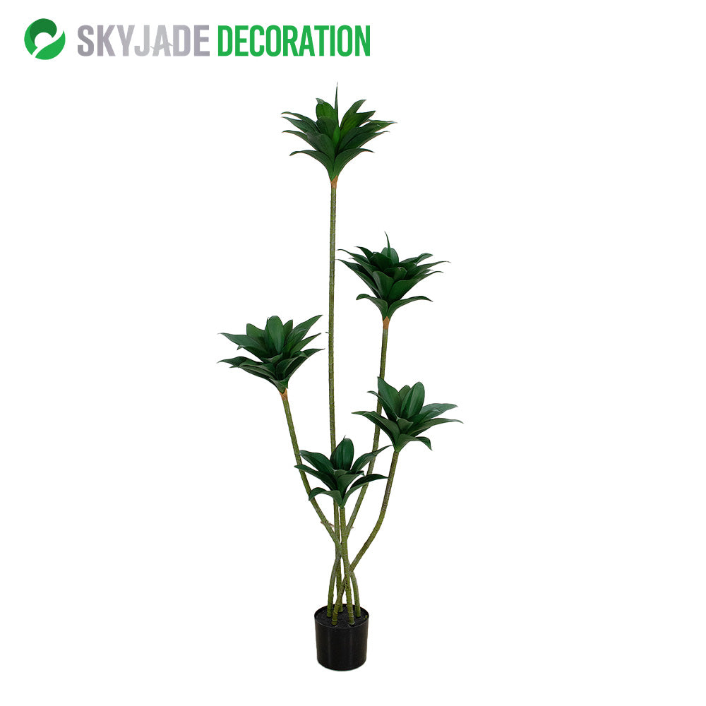 Faux Crown Agave Tree—Lifelike Greenery Decor | Different Heights Available