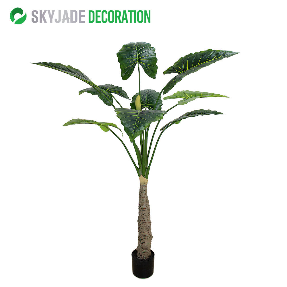 Faux Alocasia Tree—Realistic Indoor Plant | Various Heights