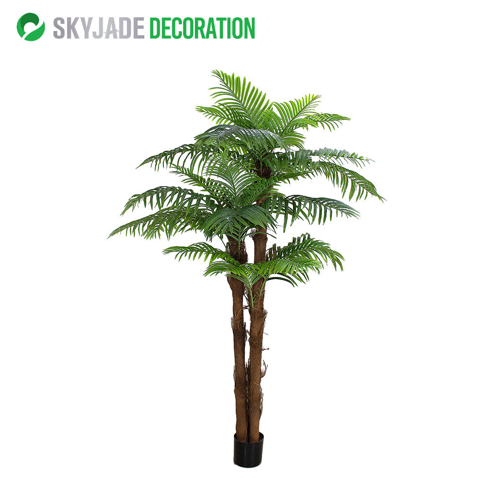 Faux Trachycarpus Tree—Realistic Greenery Decor | Multiple Heights