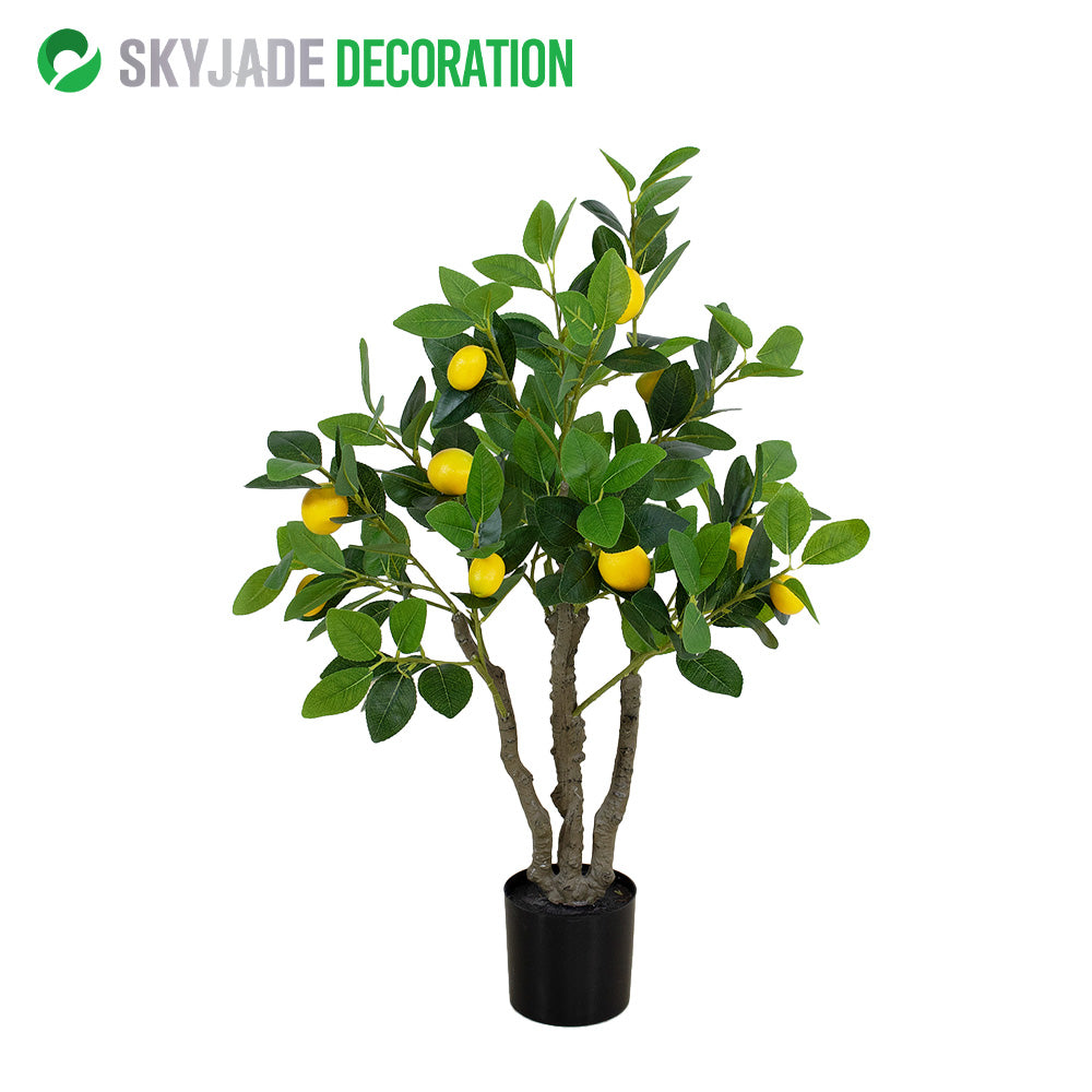 Faux Lemon Tree—Lifelike Realistic Plant | Multiple Options