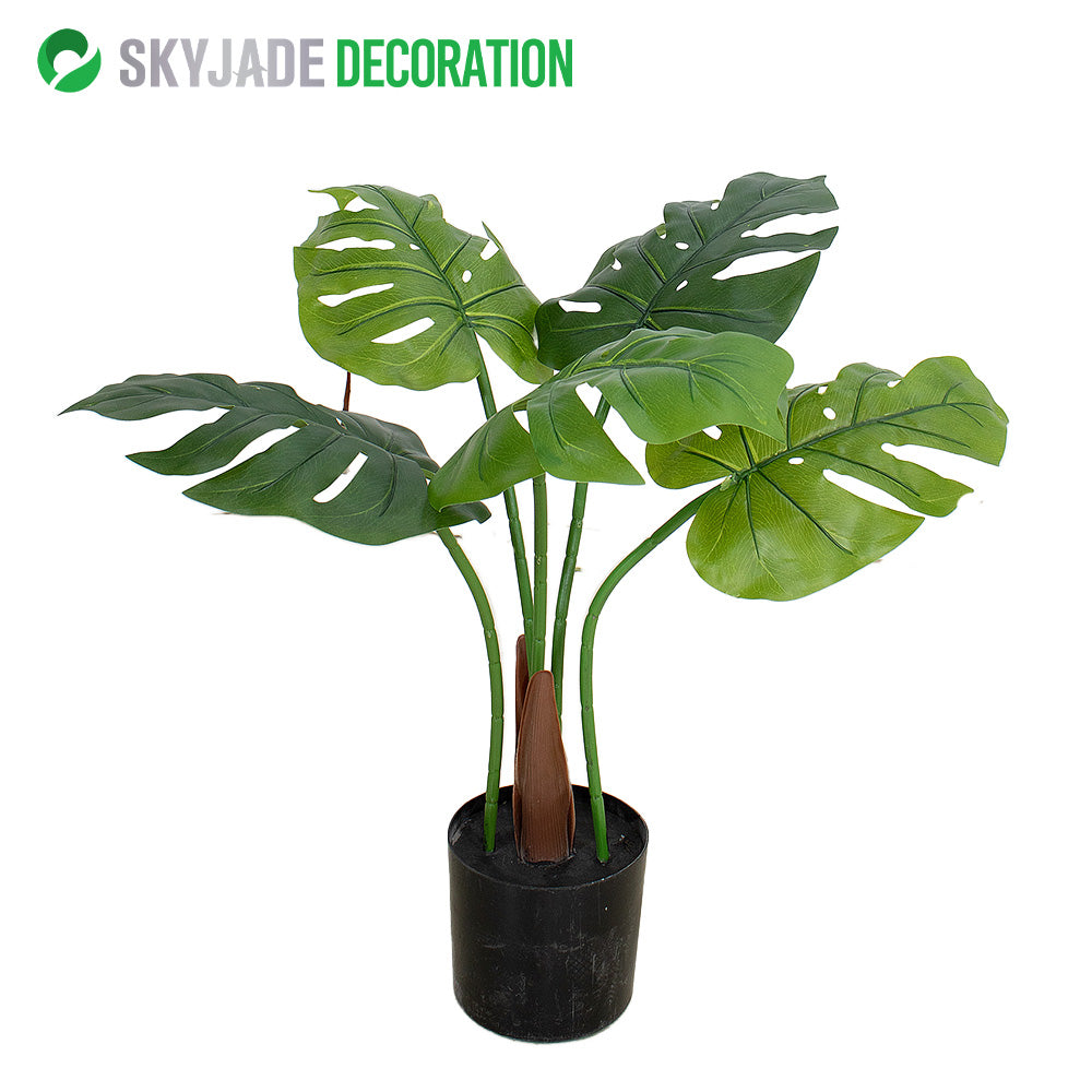 Faux Monstera Tree—Realistic Indoor Greenery | Available in Various Sizes