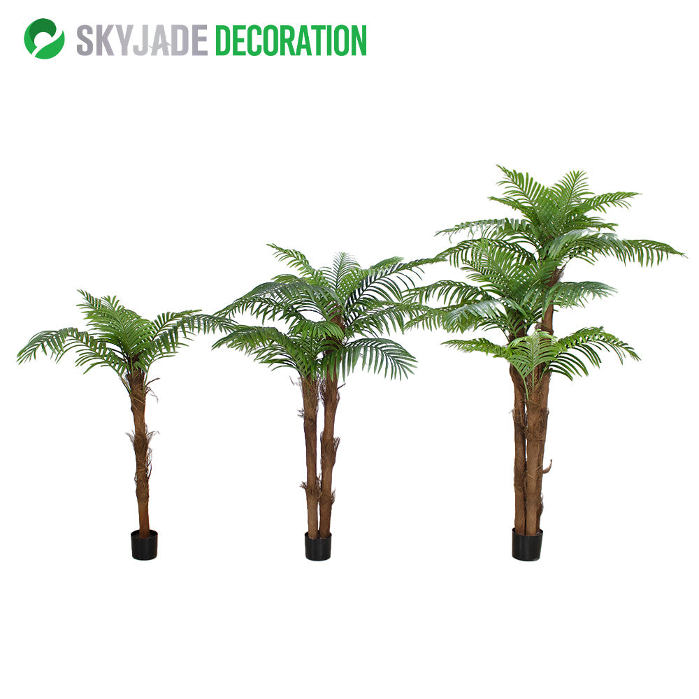 Faux Trachycarpus Tree—Realistic Greenery Decor | Multiple Heights