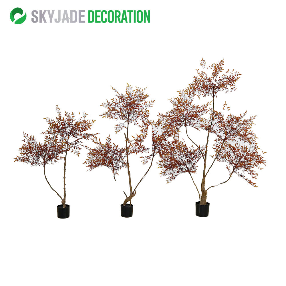 Artificial Nandina Tree—Premium Faux Plant | Multiple Sizes Availabl