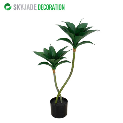 Faux Crown Agave Tree—Lifelike Greenery Decor | Different Heights Available