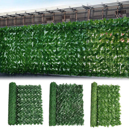 Artificial Ivy Privacy Fence Screen Roll – Outdoor Artificial Greenery