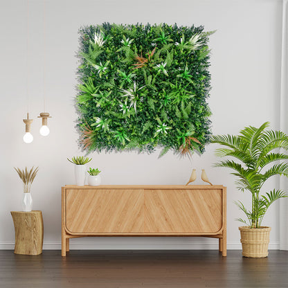 40*40 inch/100*100 cm - Artificial Green Indoor Greenery - UV Resistant