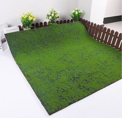 Artificial Moss Mat – Lifelike Painted Sand Lawn (1x1 Meter) |  Model SKDFE-AM