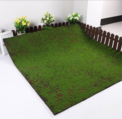 Artificial Moss Mat – Lifelike Painted Sand Lawn (1x1 Meter) |  Model SKDFE-AM