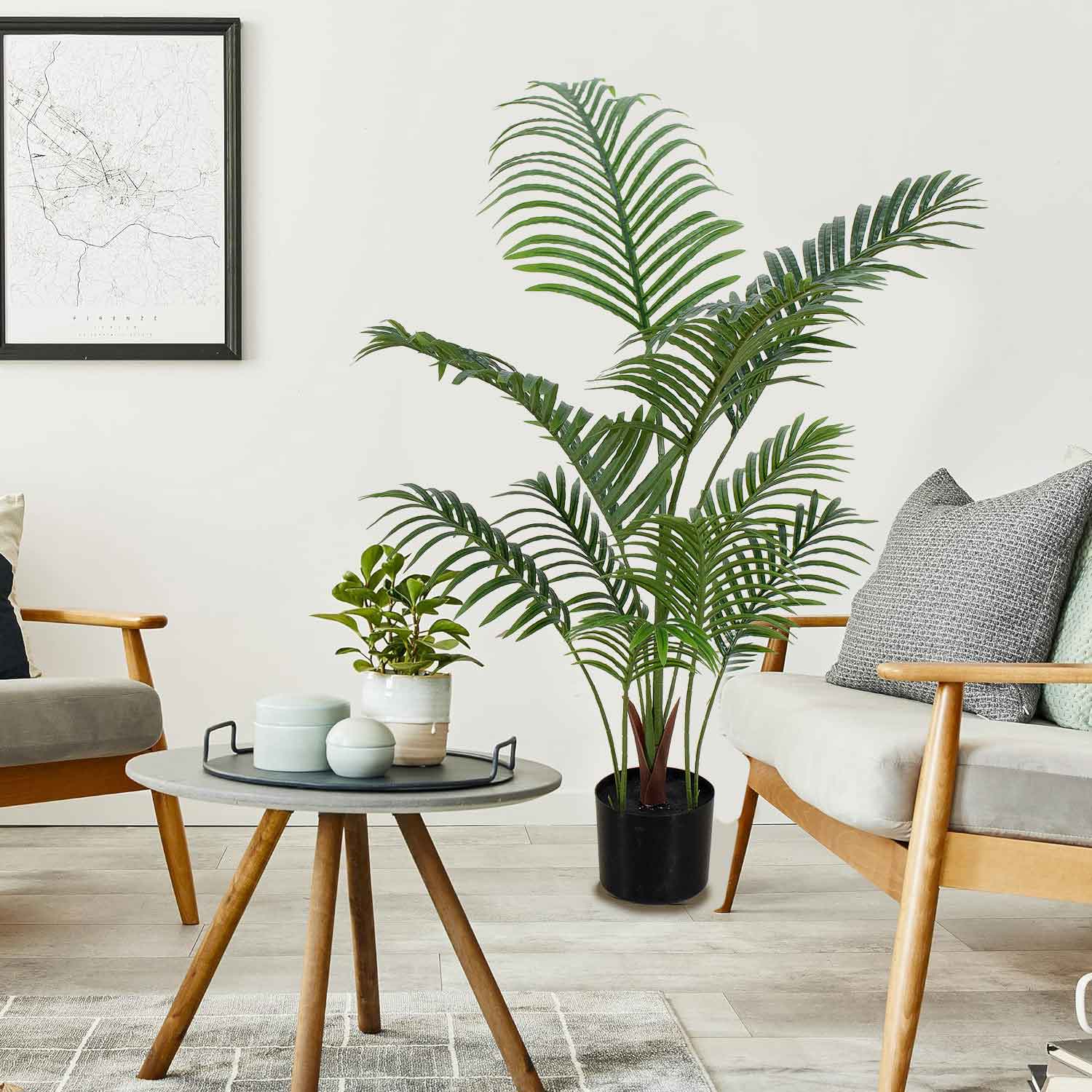 Artificial Areca Palm Tree—Realistic Faux Plant | Multiple Sizes Available