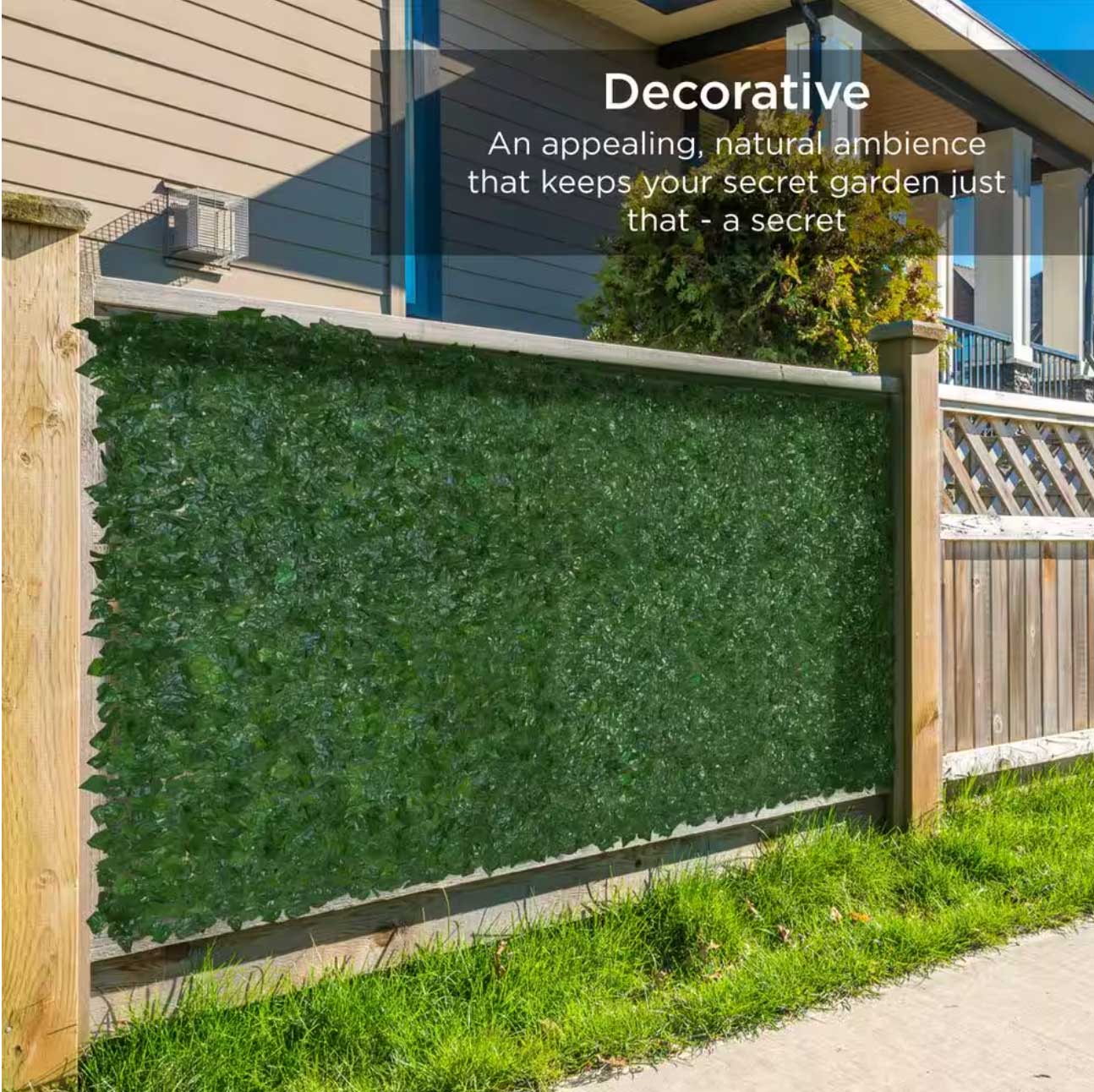 Artificial Ivy Privacy Fence Screen Roll – Outdoor Artificial Greenery