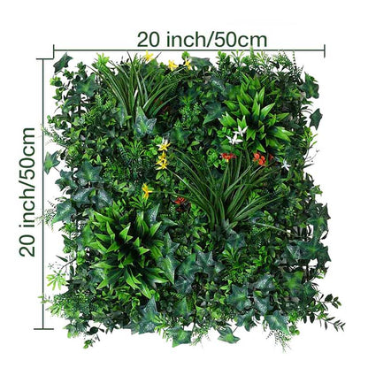 20*20 inch/50*50 cm - Beautiful and Durable Faux Green Walls - UV Resistant