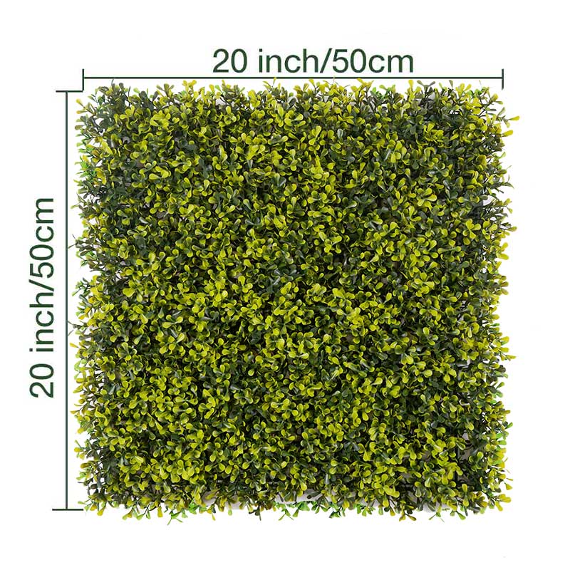 20*20 inch/50*50 cm - Realistic Artificial Plant Walls  - UV Resistant