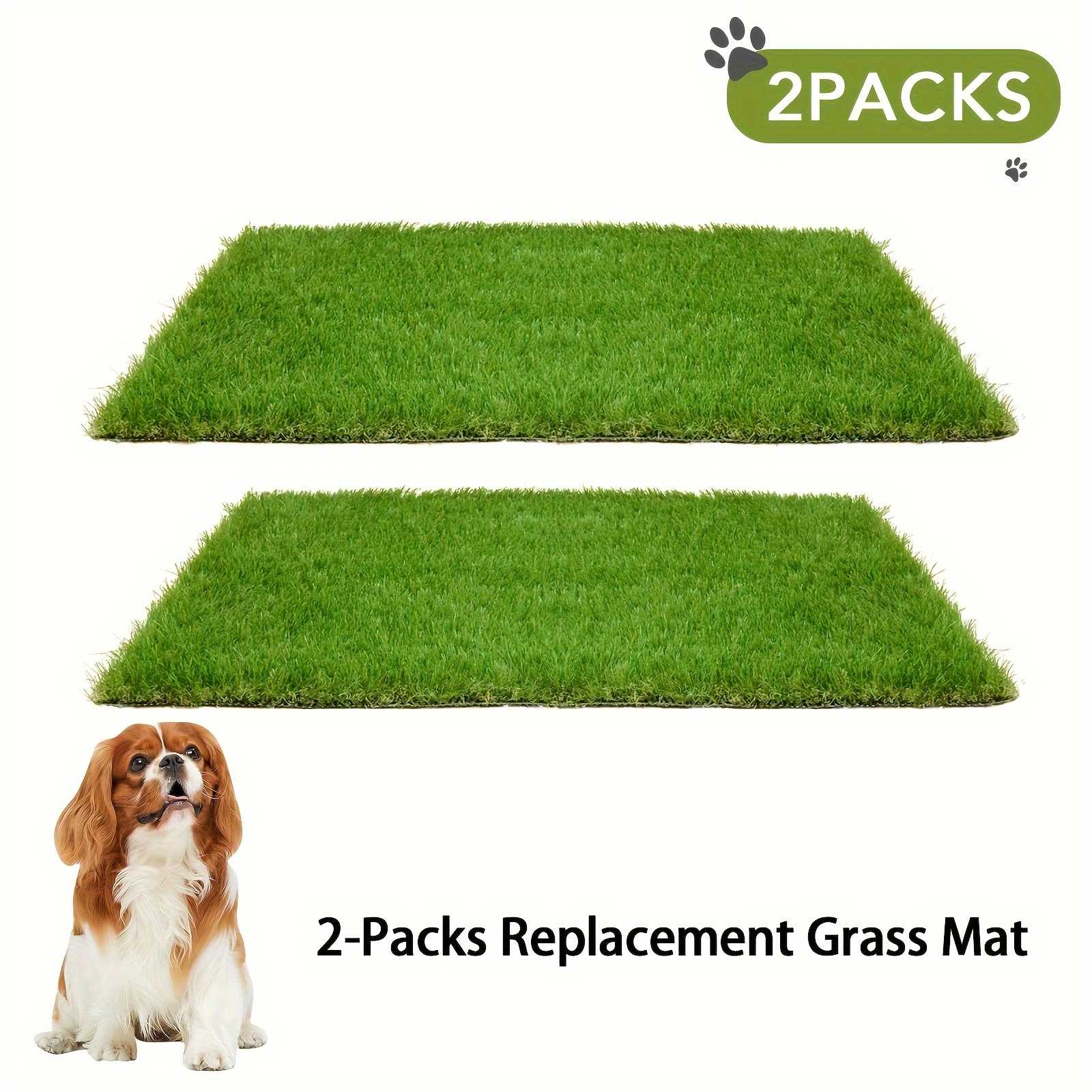 Artificial Pet Grass Mat – Durable &amp; Soft Turf for Pets | 1-Pack &amp; 2-Pack (40x60 cm | 1.3x2 ft) | Custom Sizes Available