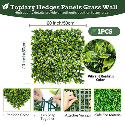 20*20 inch/50*50 cm - Stylish Artificial Green Walls - UV Resistant